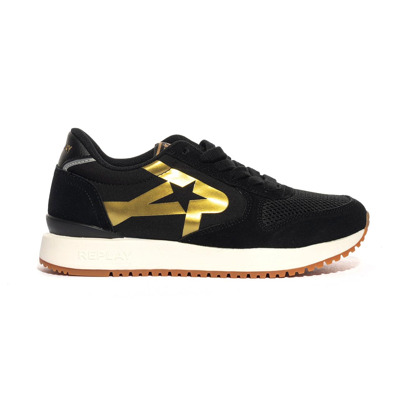 REPLAY RS9O0001T BLACK Sneakers Donna 