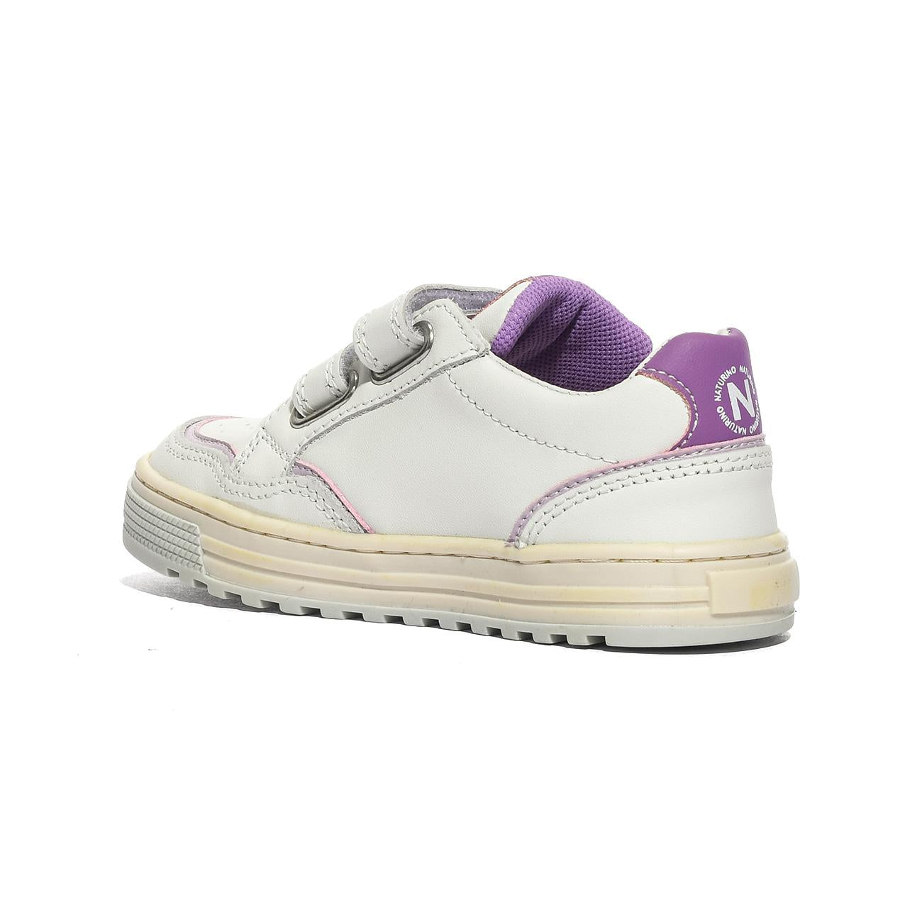 NATURINO 0012019056.01.1N34 WHITE.LILAC.DEEP PINK Sneakers Bambina 