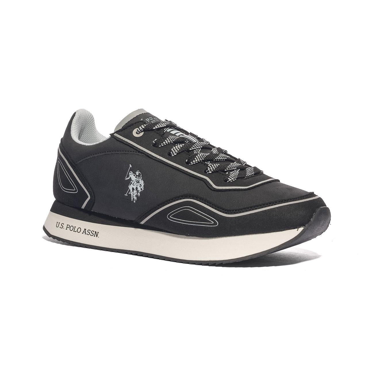 U.S. POLO ASSN. NOBIL012-BLK BLK BLACK Sneakers Uomo 