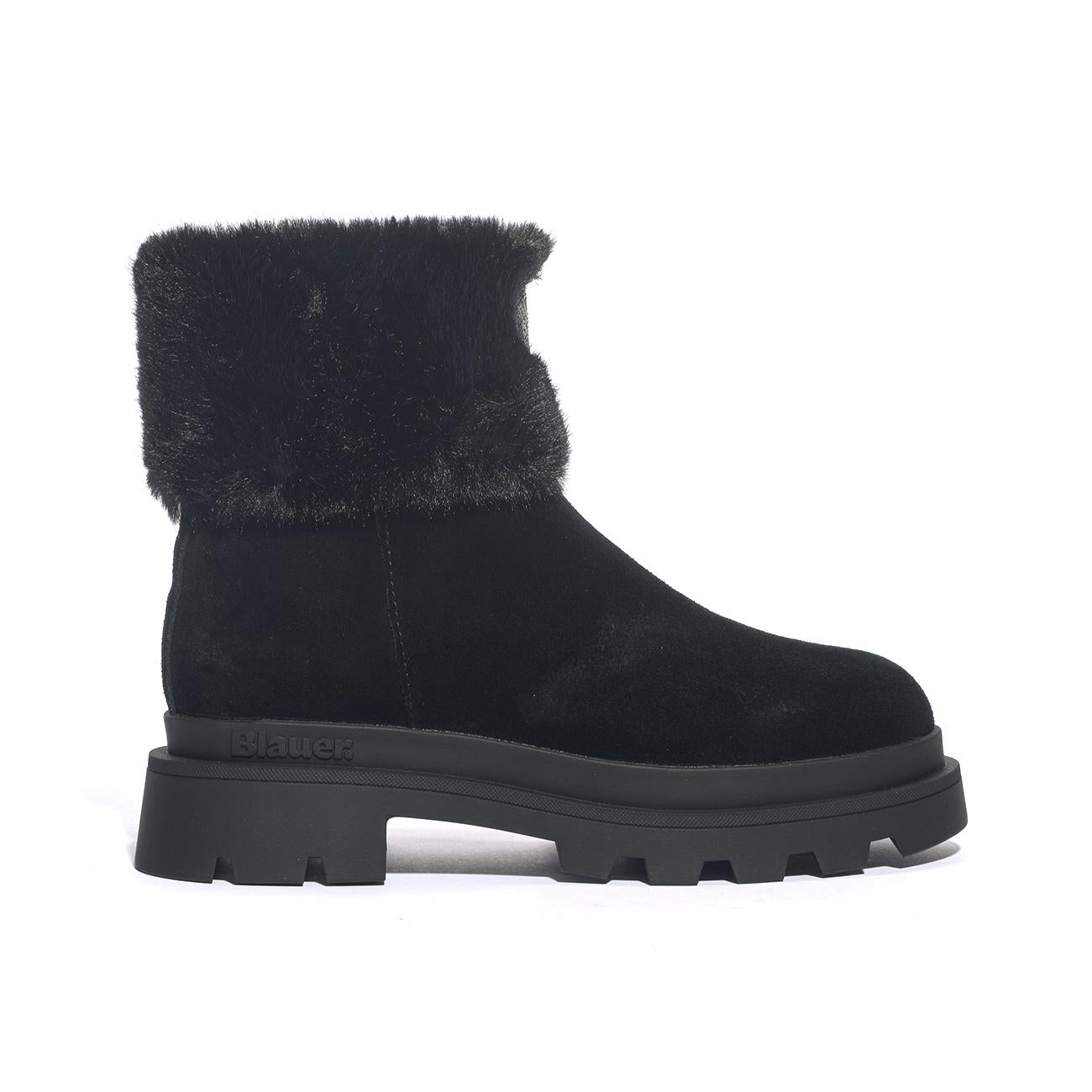 BLAUER F5KIMMEL10 BLACK Stivaletti Donna 