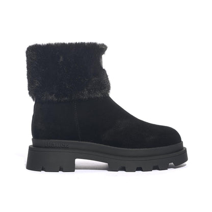BLAUER F5KIMMEL10 BLACK Stivaletti Donna 