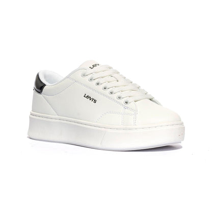LEVI'S VAMB0032S 0062 WHITE BLACK Sneakers Bambina 
