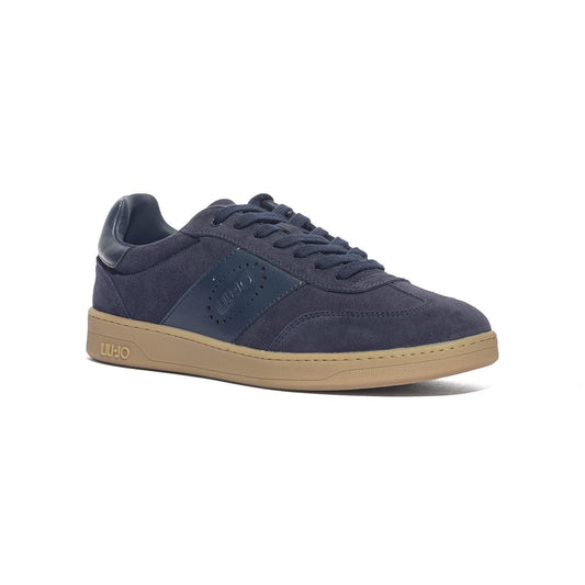 LIUJO 7B6015PX31000009 SUEDE CALF LEATH BLUE Sneakers Uomo 