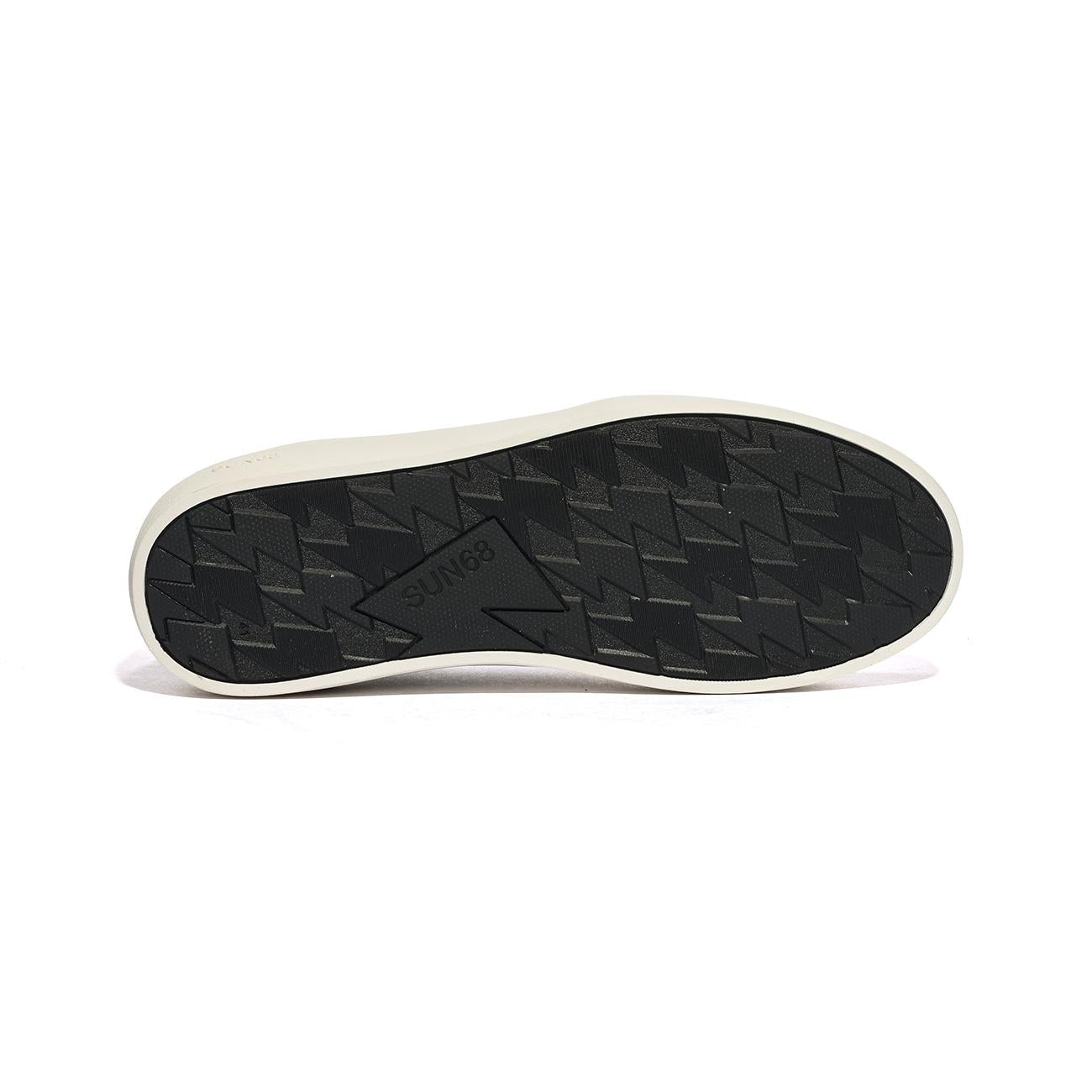 SUN 68 Z34140 BIANCO NAVY BLUE Sneakers Uomo 