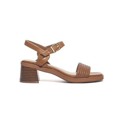 CLARKS 181661 TAN LEATHER Sandali Donna 