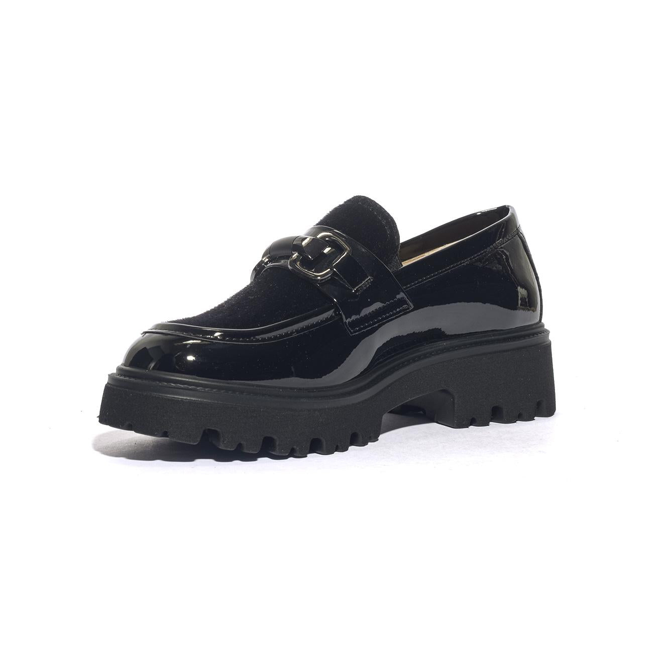KEYS K10037 BLACK Mocassini Donna 