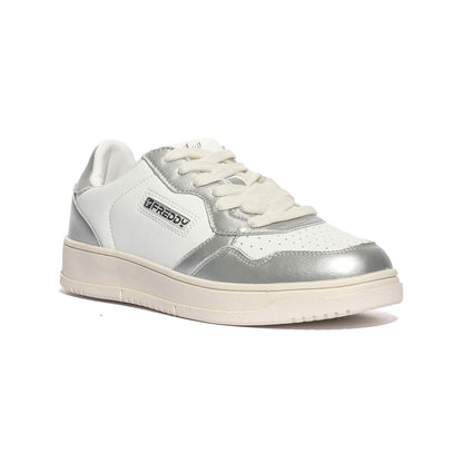 Sneakers Freddy Fy Bianche Argento FY7611WHITE SILVER FREDDY