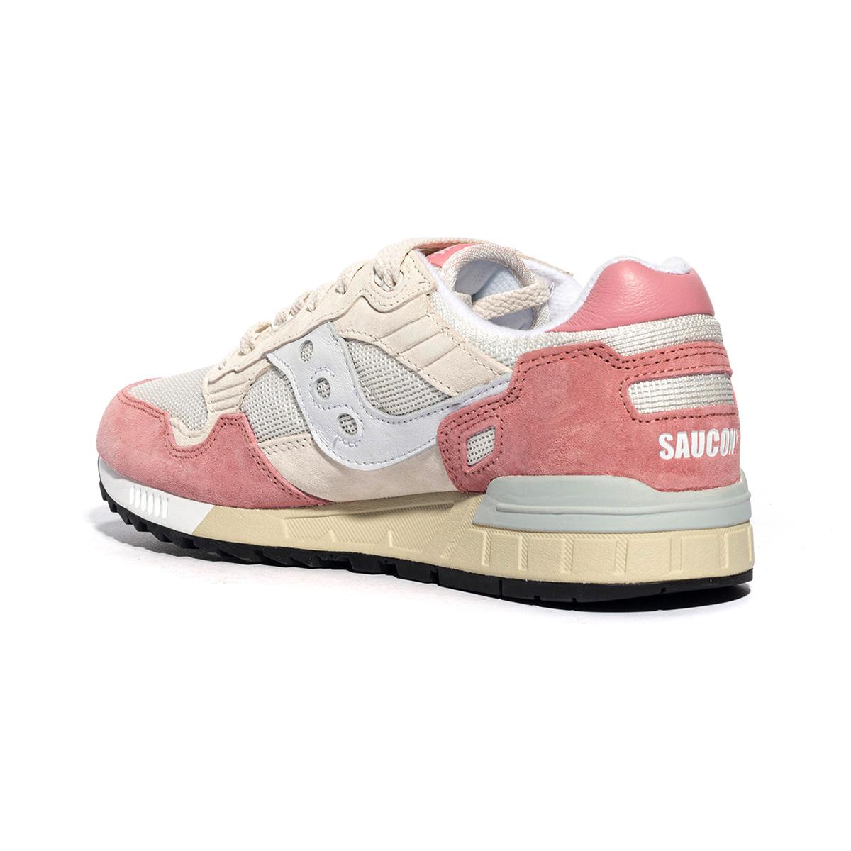 SAUCONY S70665-15 WHITE PINK Sneakers Uomo 