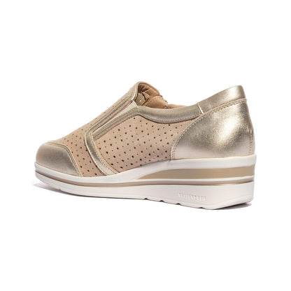 VALLEVERDE V49451 SUEDE BEIGE Slip-on Donna 