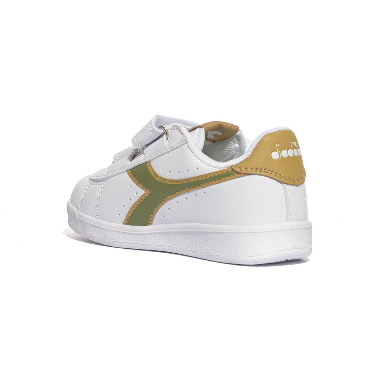 Sneakers DIadora GAME P TD Bianche 101173339WHITE CALLISTE GREEN DIADORA
