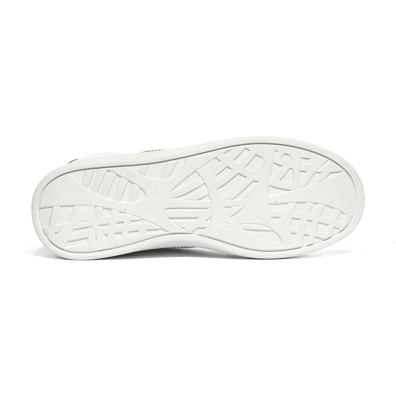 LANCETTI LNC870-2 WHITE BLACK Sneakers Uomo 