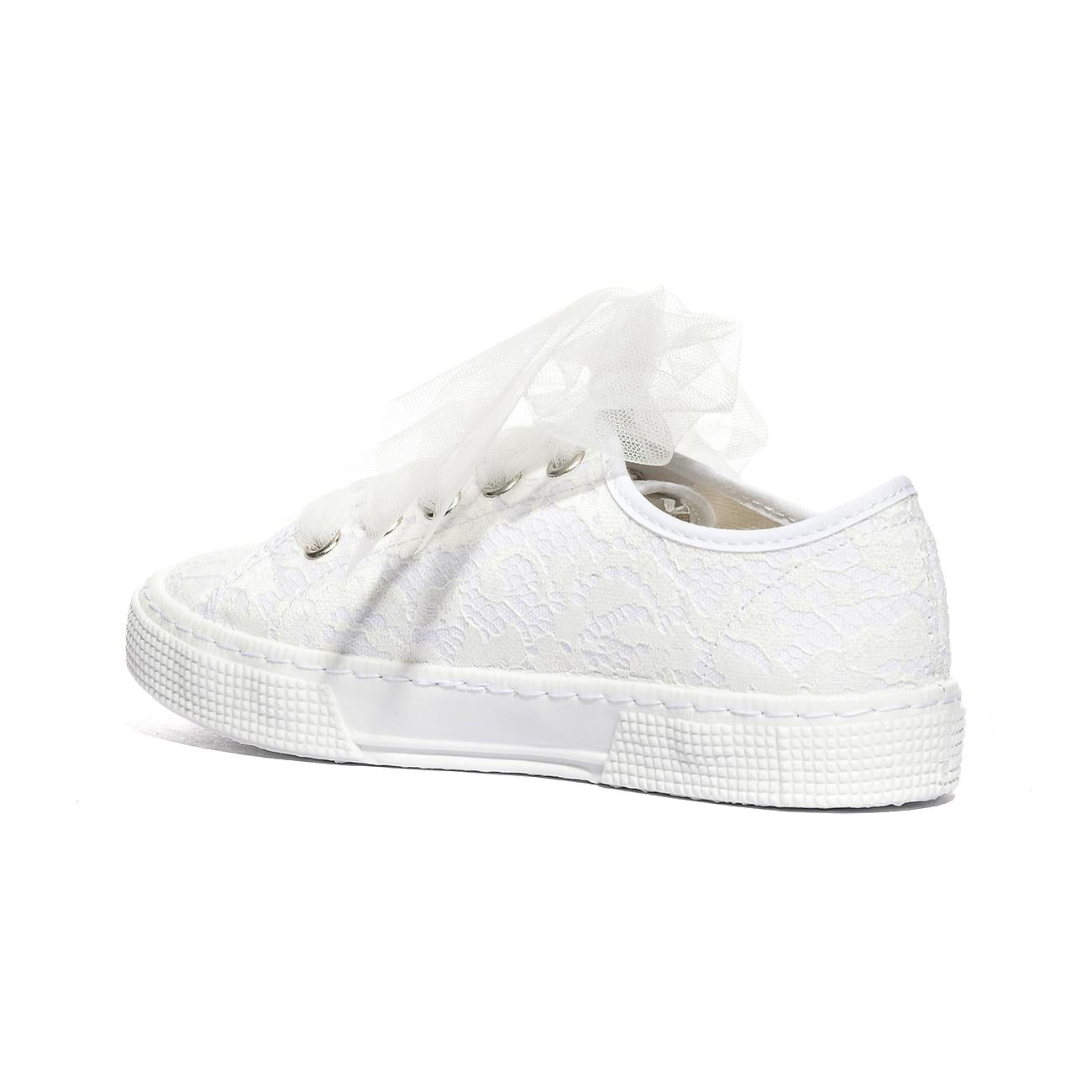 DXO 105 PIZZO BIANCO Sneakers Bambina 