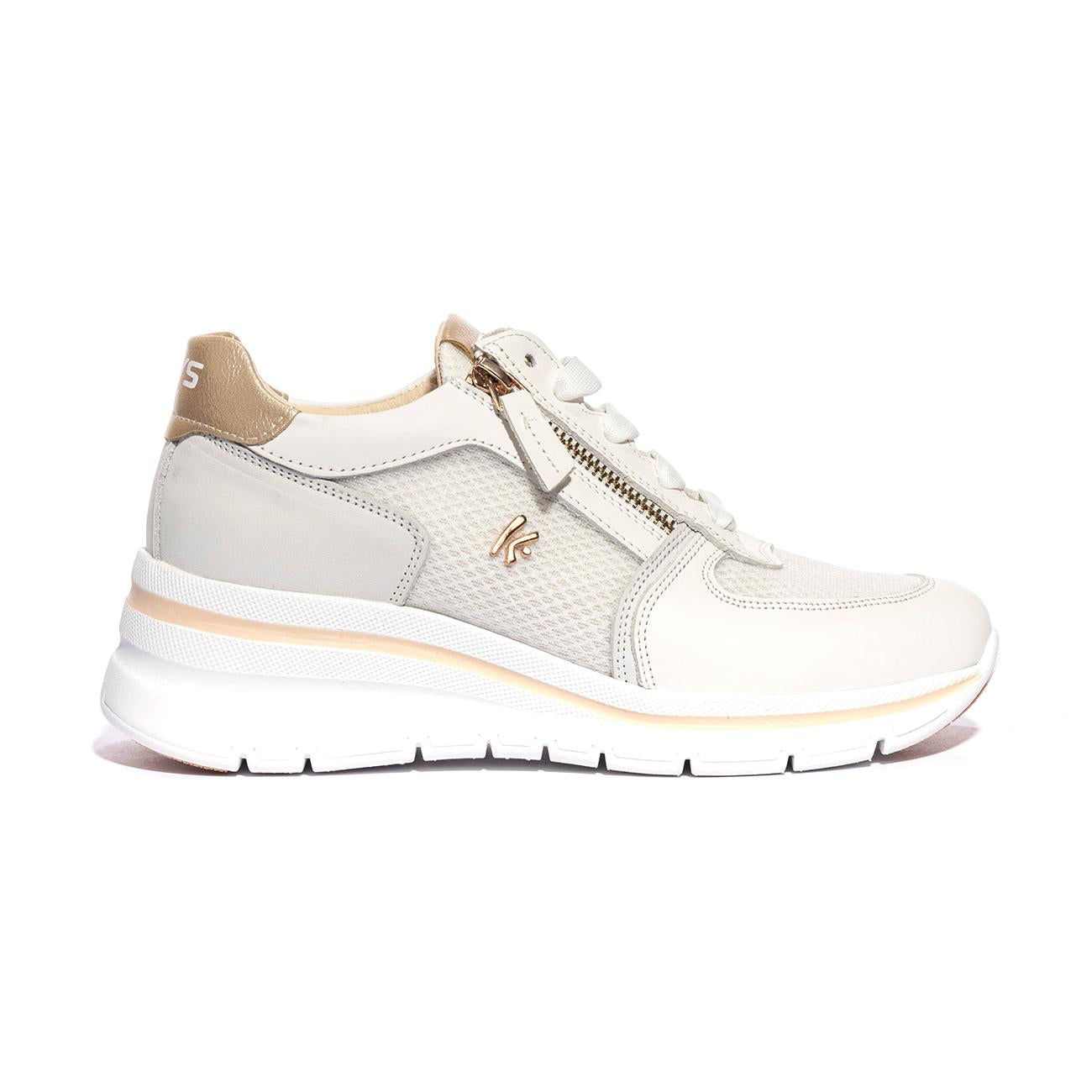 KEYS K10600 WHITE GREY Sneakers Donna 