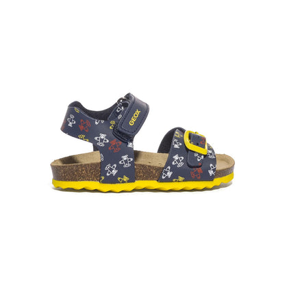 GEOX B922QA 4 NAVY YELLOW   C4054 Sandali Bambino 