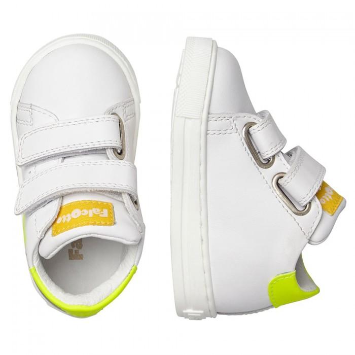 FALCOTTO 0012016740-02-1N40 WHITE-YELLOW FLUO Sneakers Bambino 
