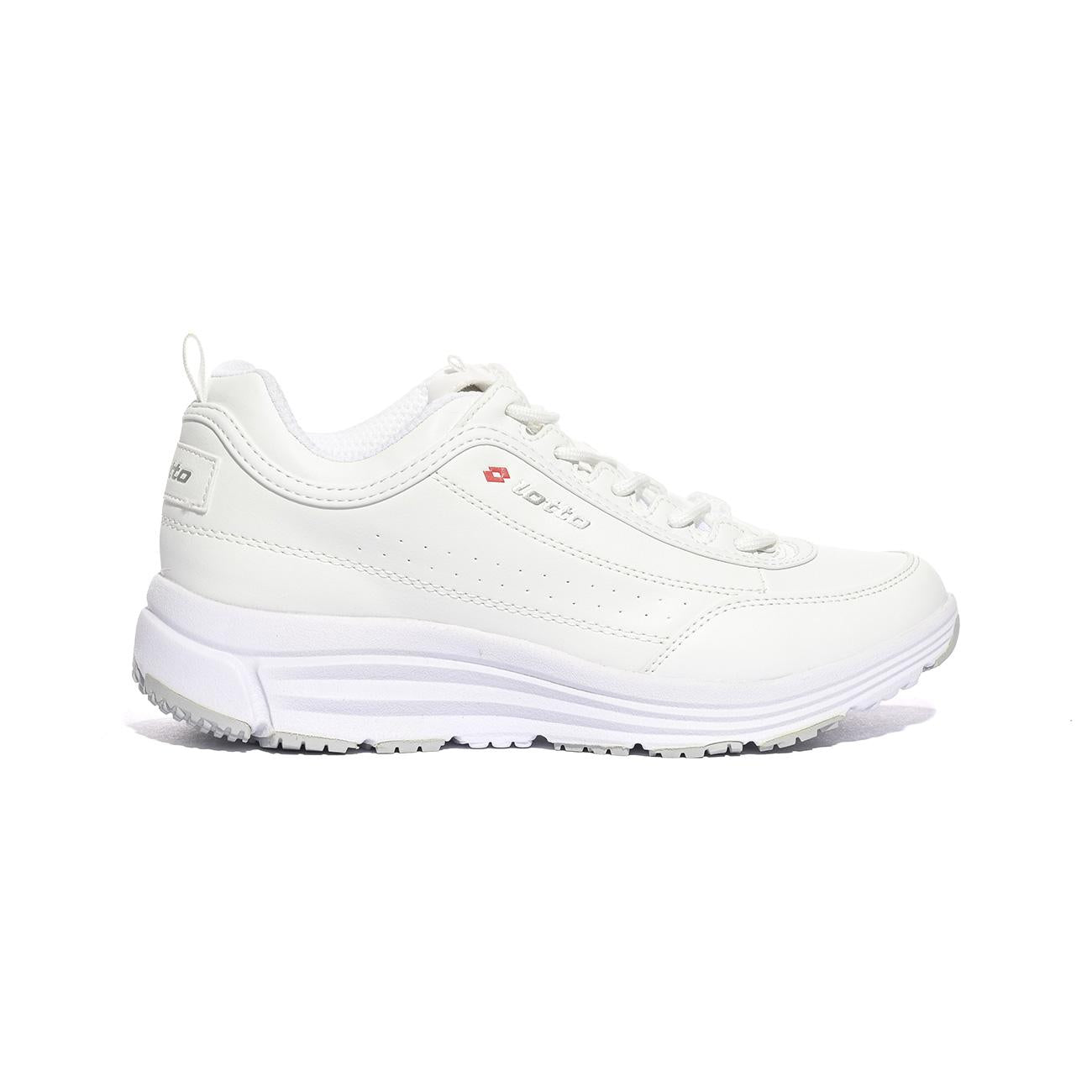 LOTTO 214690 ALL WHITE FLAME RED Sneakers Donna 
