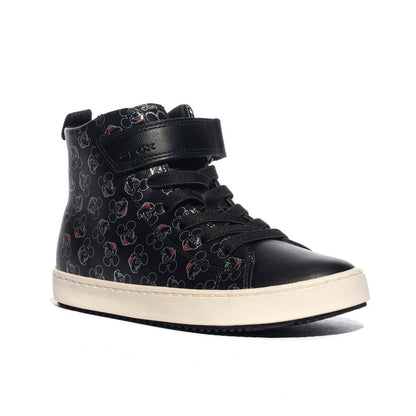 GEOX J364GH 4 BLACK SILVER C0039 Sneakers Bambina 