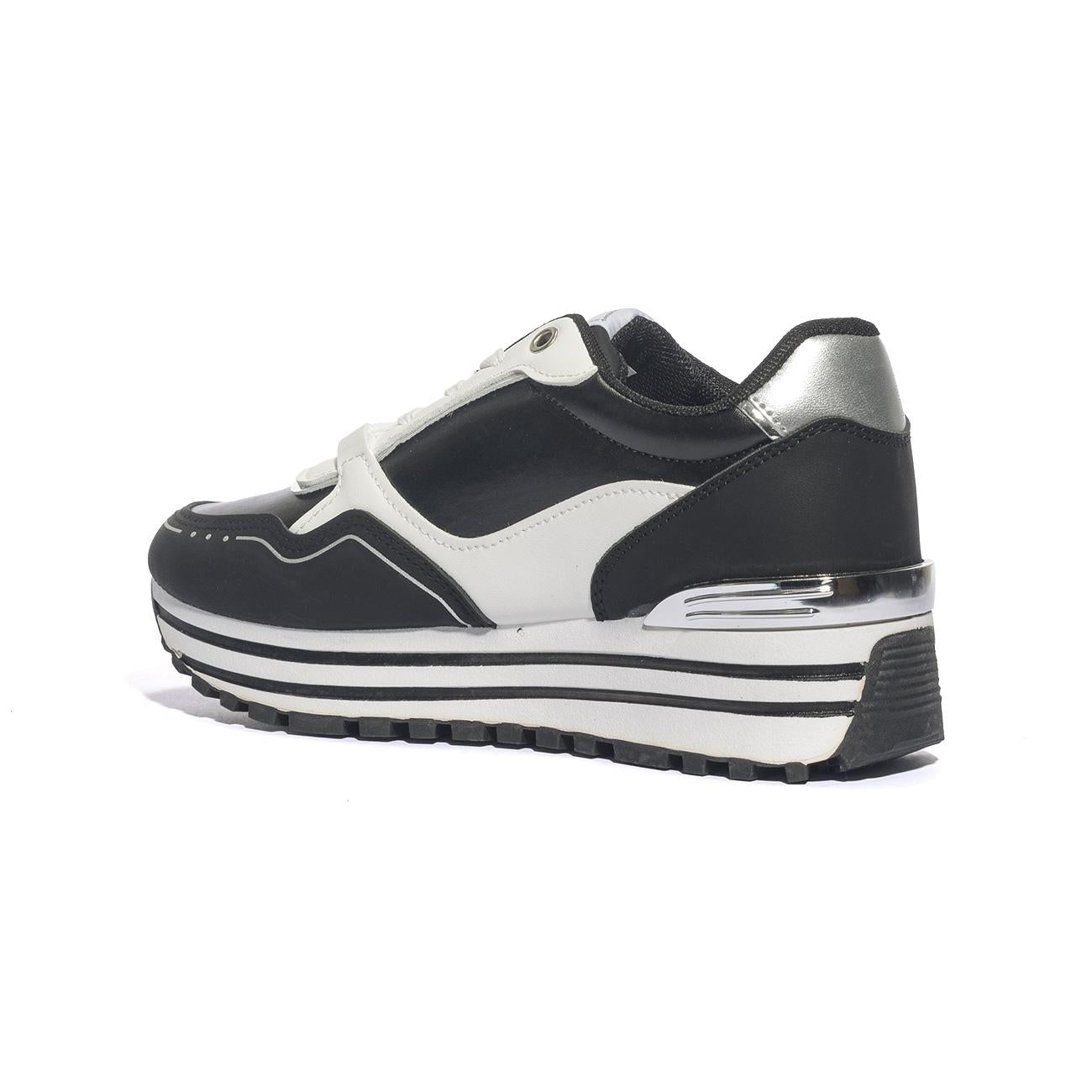 LANCETTI LANC48 GUN/BLACK C1223 Sneakers Donna 