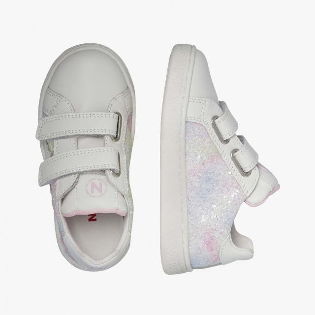 NATURINO 0012017499-29-2N86 WHITE-MULTI Sneakers Bambina 