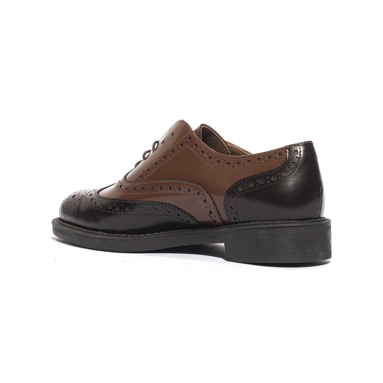 Stringate Frau BRISTOL Marroni 95Q6MULBERRYcuoio FRAU