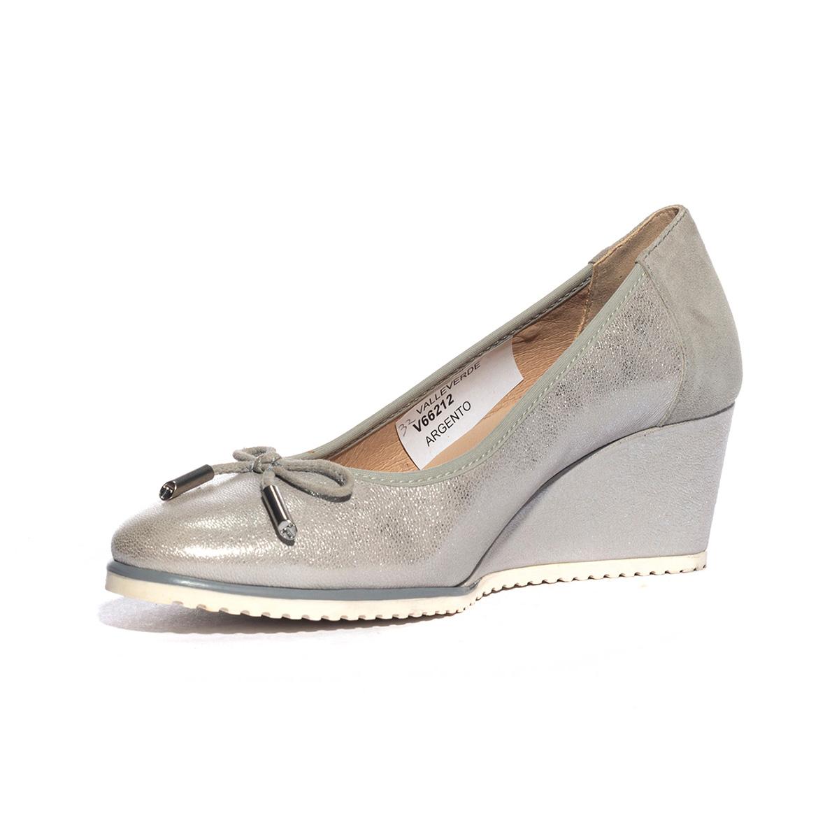 VALLEVERDE V66212 ARGENTO Decollete Donna 
