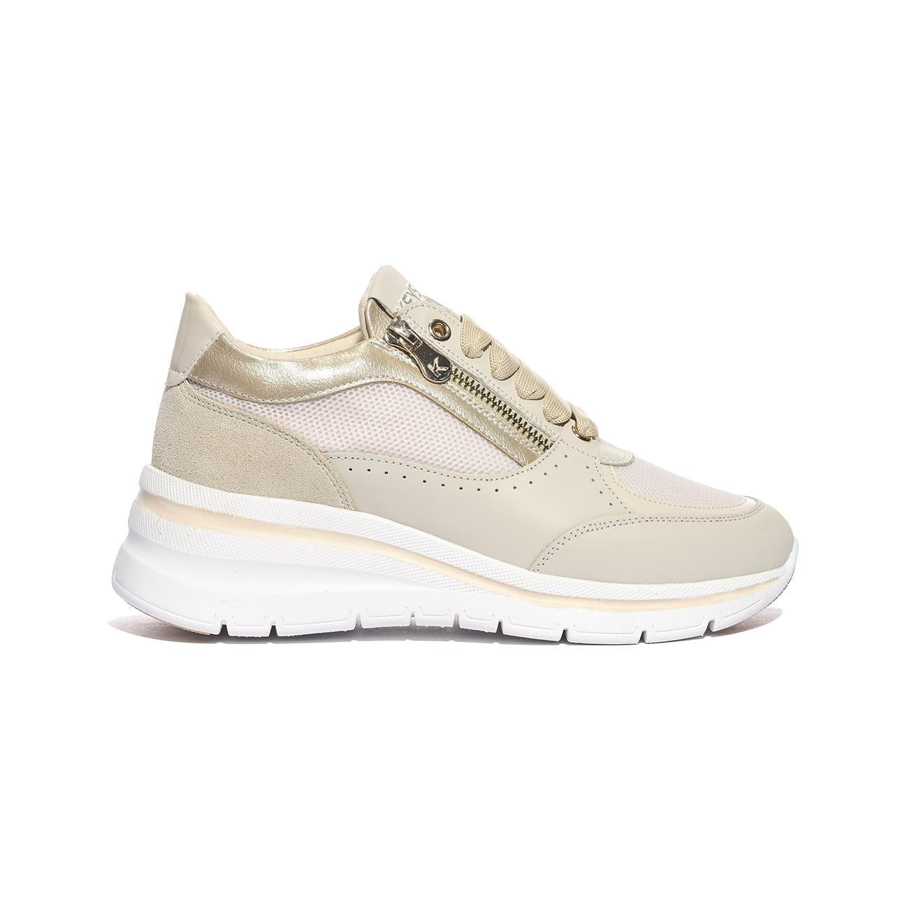 KEYS K10603 BEIGE GOLD Sneakers Donna 