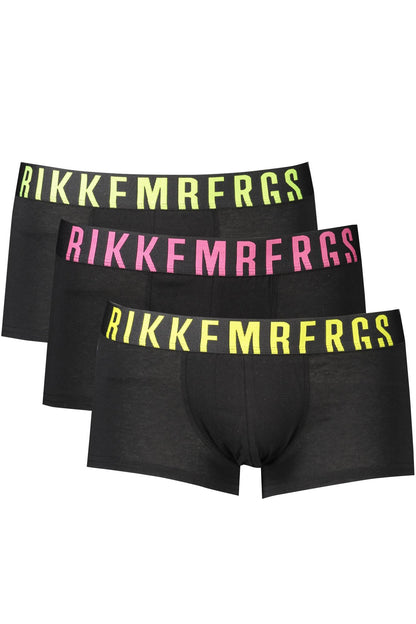 BIKKEMBERGS BKK1UTR16TR_NEBLACAS Nero Boxer Uomo 