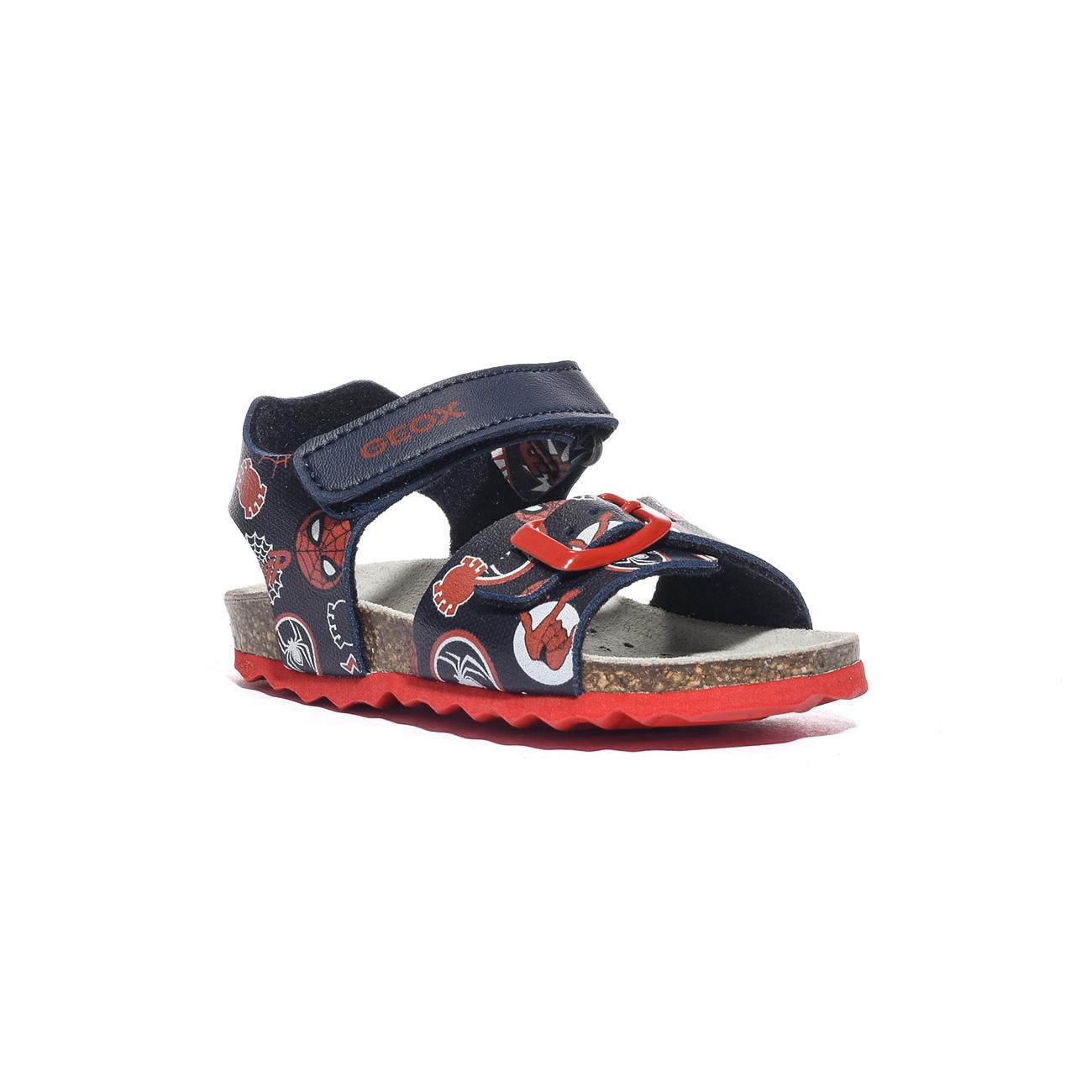 GEOX B922QA 0006A NAVY DKRED C4244 Sandali Bambino 