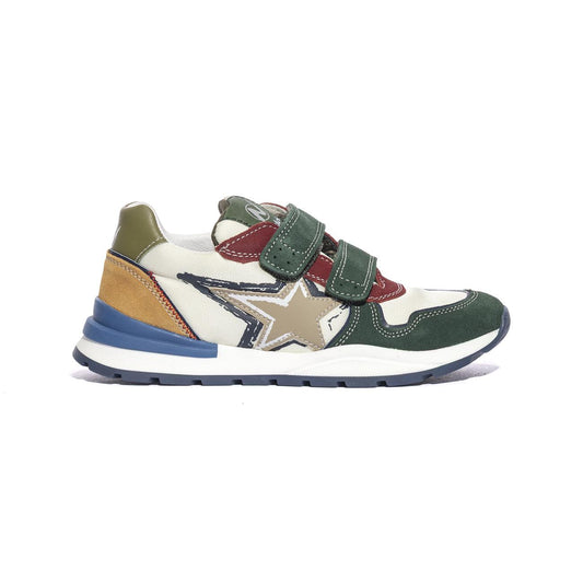 Sneakers Naturino Roy Bianche Verdi 0012018599.02.2F47GREEN MILK ZUCCA NATURINO
