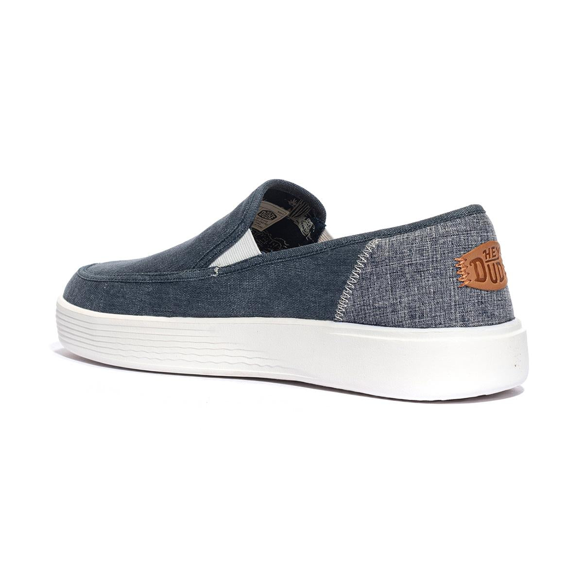HEY DUDE HD40178-410 Linen Navy Slip-on Uomo 