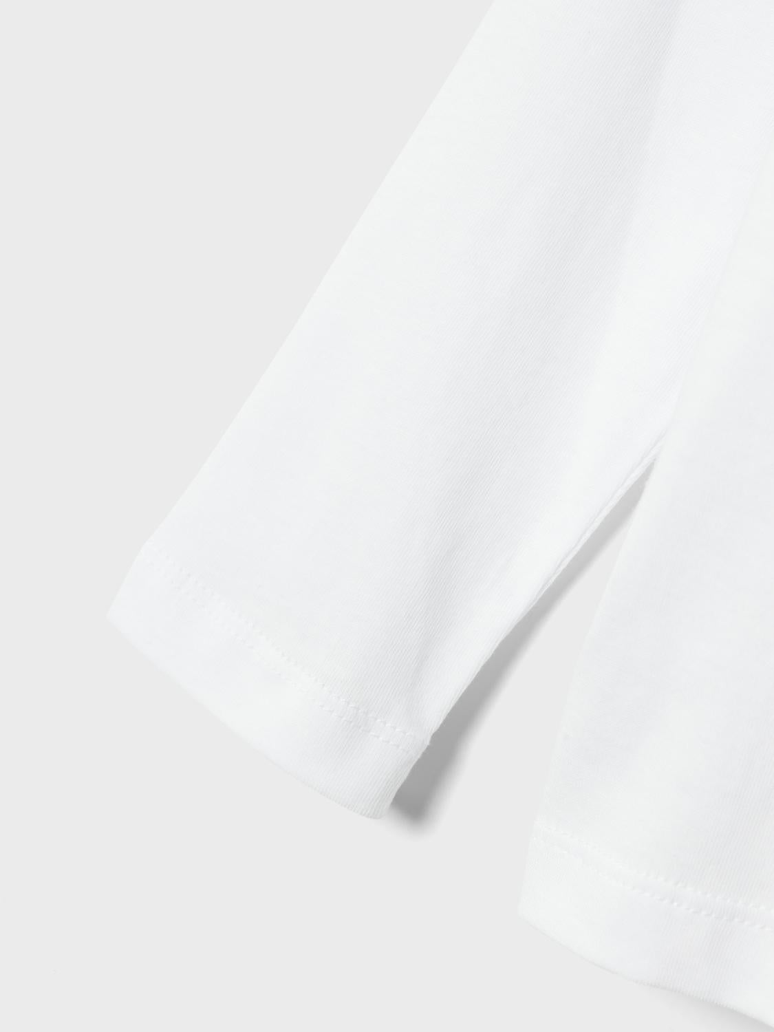 NAME IT 13232312 Bright White T-Shirt Bambino 