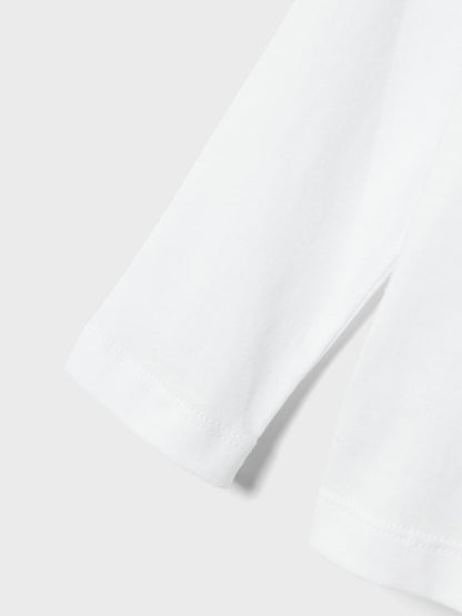 NAME IT 13232312 Bright White T-Shirt Bambino 