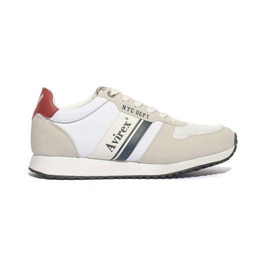 AVIREX BEAVER001 WHITE Sneakers Uomo 