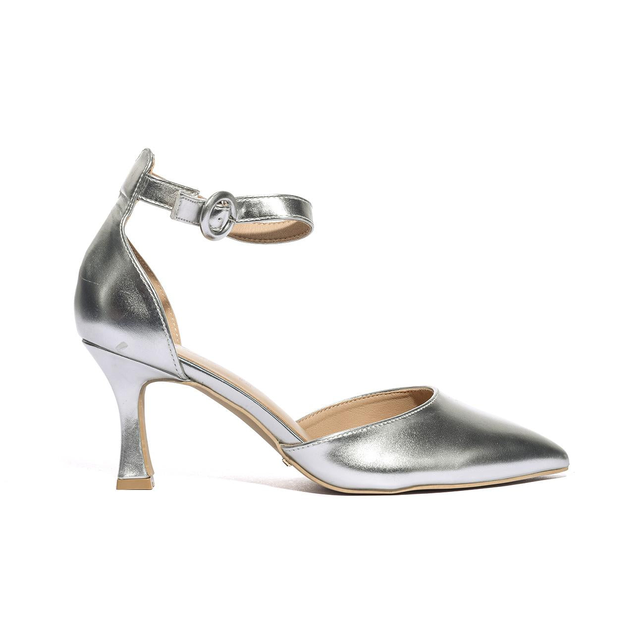 KISS KRISS 3033 ARGENTO Decollete Donna 