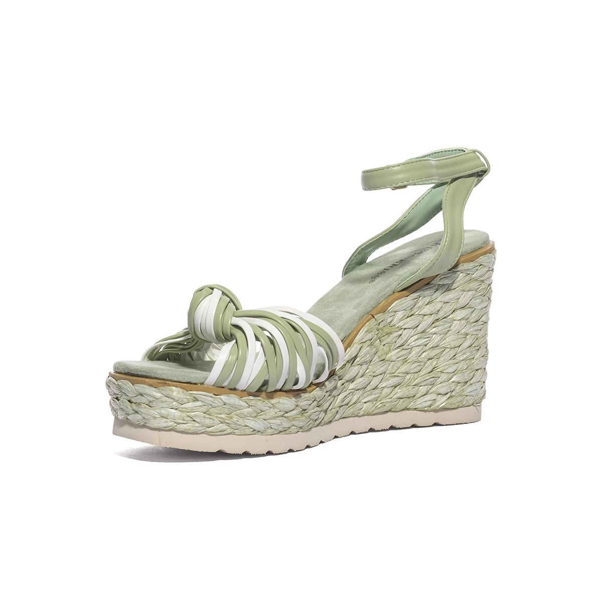 KISS KRISS K55 VERDE BIANCO Sandali Donna 