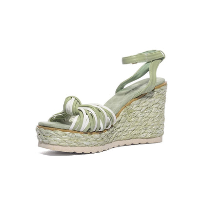 KISS KRISS K55 VERDE BIANCO Sandali Donna 