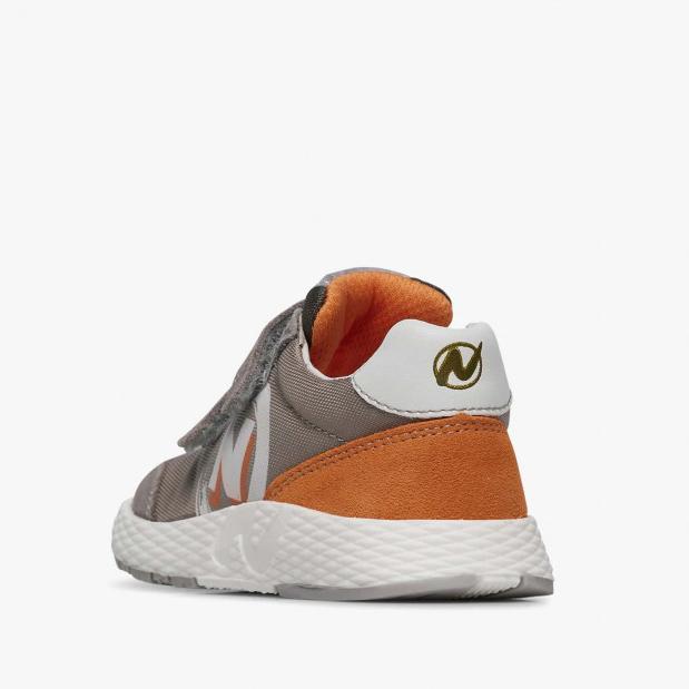 sneakers NATURINO JESKO 2 VL grigio 0012018225-13-2B21GREY-MILITARE-ORANGE NATURINO
