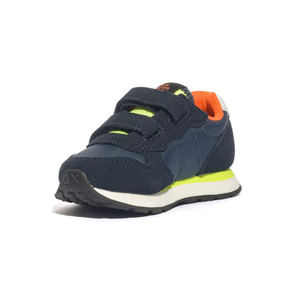Sneakers Sun68  BOY'S TOM FLUO ( BABY) Blu Z34302BNAVY BLUE SUN 68