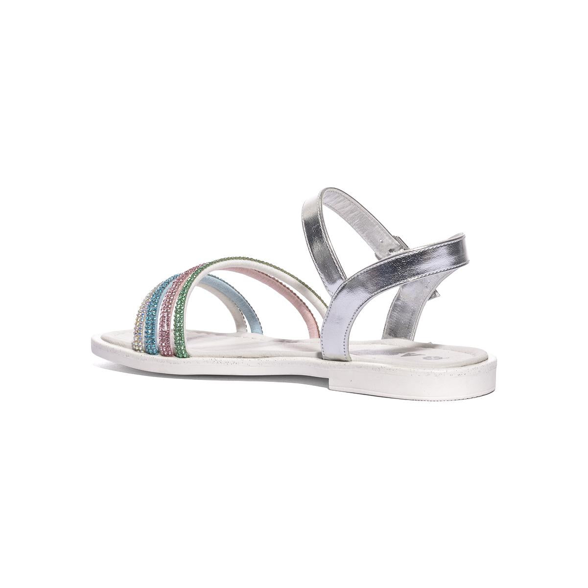 ASSO AG17910 SILVER MULTICOLOR Sandali Bambina 
