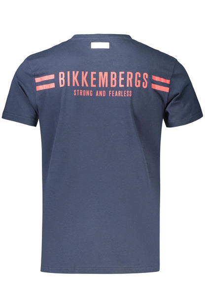 BIKKEMBERGS BKK3MTS04_BLNAVY Blu T-Shirt Uomo 