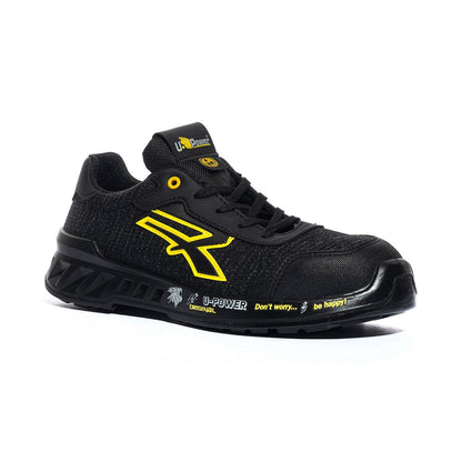 Sneakers Antinfortunistica U-power Frank Nere Gialle RV20036MIX U-POWER