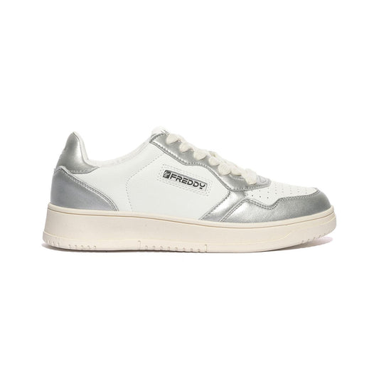 Sneakers Freddy Fy Bianche Argento FY7611WHITE SILVER FREDDY