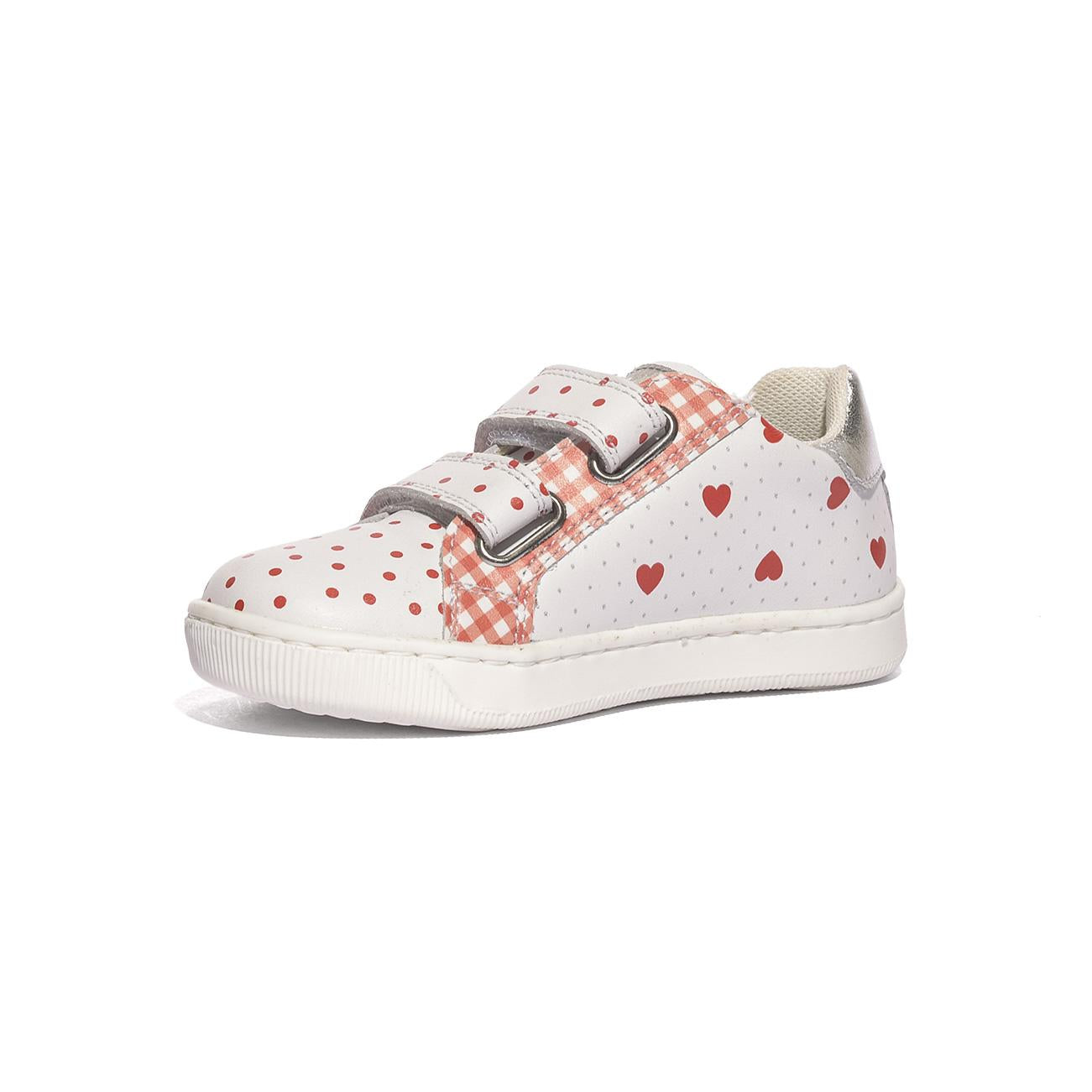 FALCOTTO 0012017749.11.2N16 WHITE RED Sneakers Bambina 