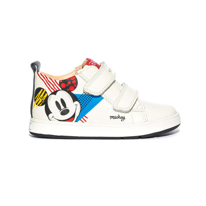 GEOX B364DB WHITE MULTICOLOR    C0653 Sneakers Bambino 