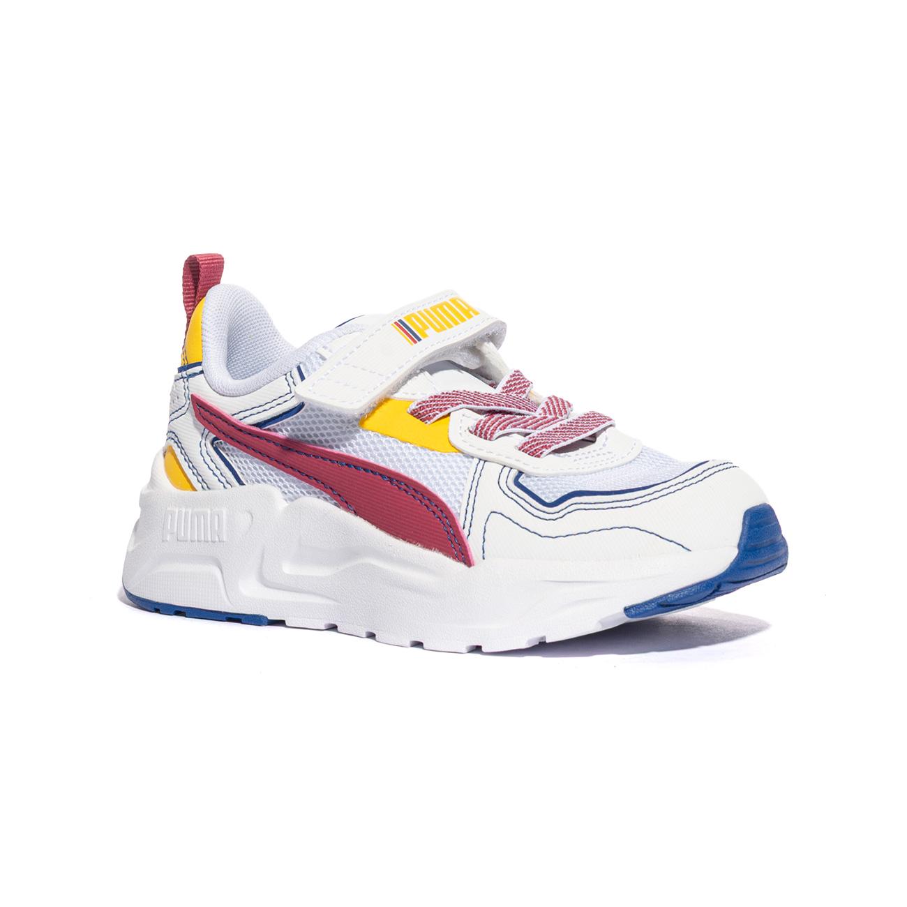 PUMA 400663-01 white Sneakers Unisex Bambino 