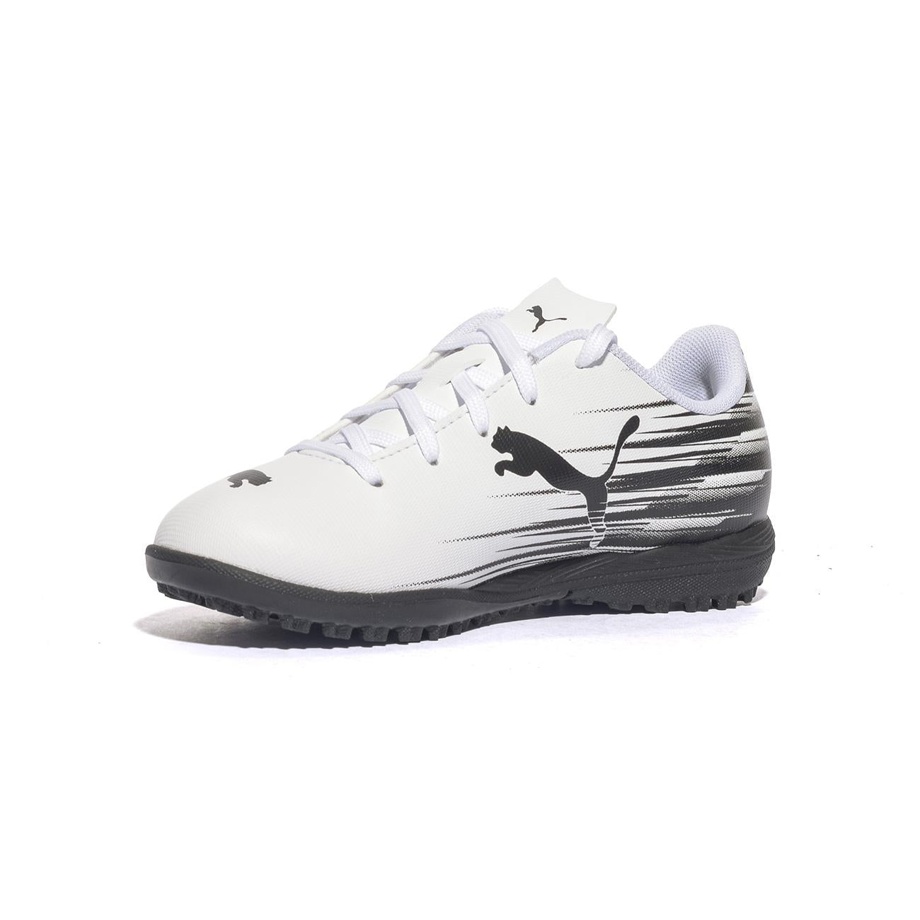 PUMA 108497-02 WHITE BLACK Calcio Bambino 
