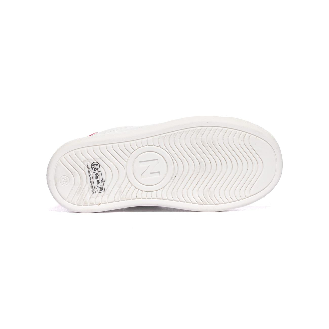 Sneakers Naturino Hasselt Bianche Rosa 0012017508.07.1N71WHITE PLATINUM CANDY NATURINO