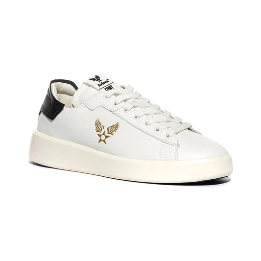 AVIREX OS AV41M82623 WHITE BLACK Sneakers Uomo 