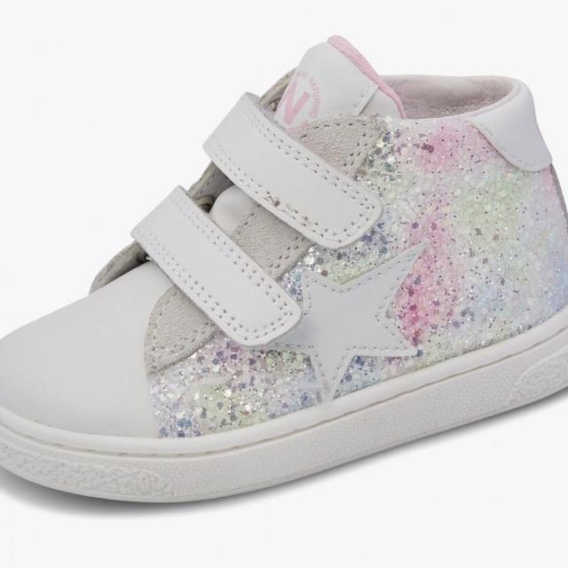 NATURINO 0012017857-28-2N86 WHITE-MULTI Sneakers Bambina 
