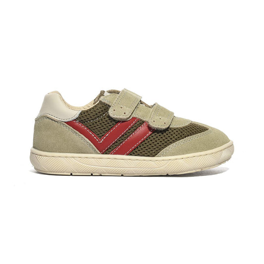 NATURINO 0012019317.01.3B16 STONE.MILK.RED Sneakers Bambino 